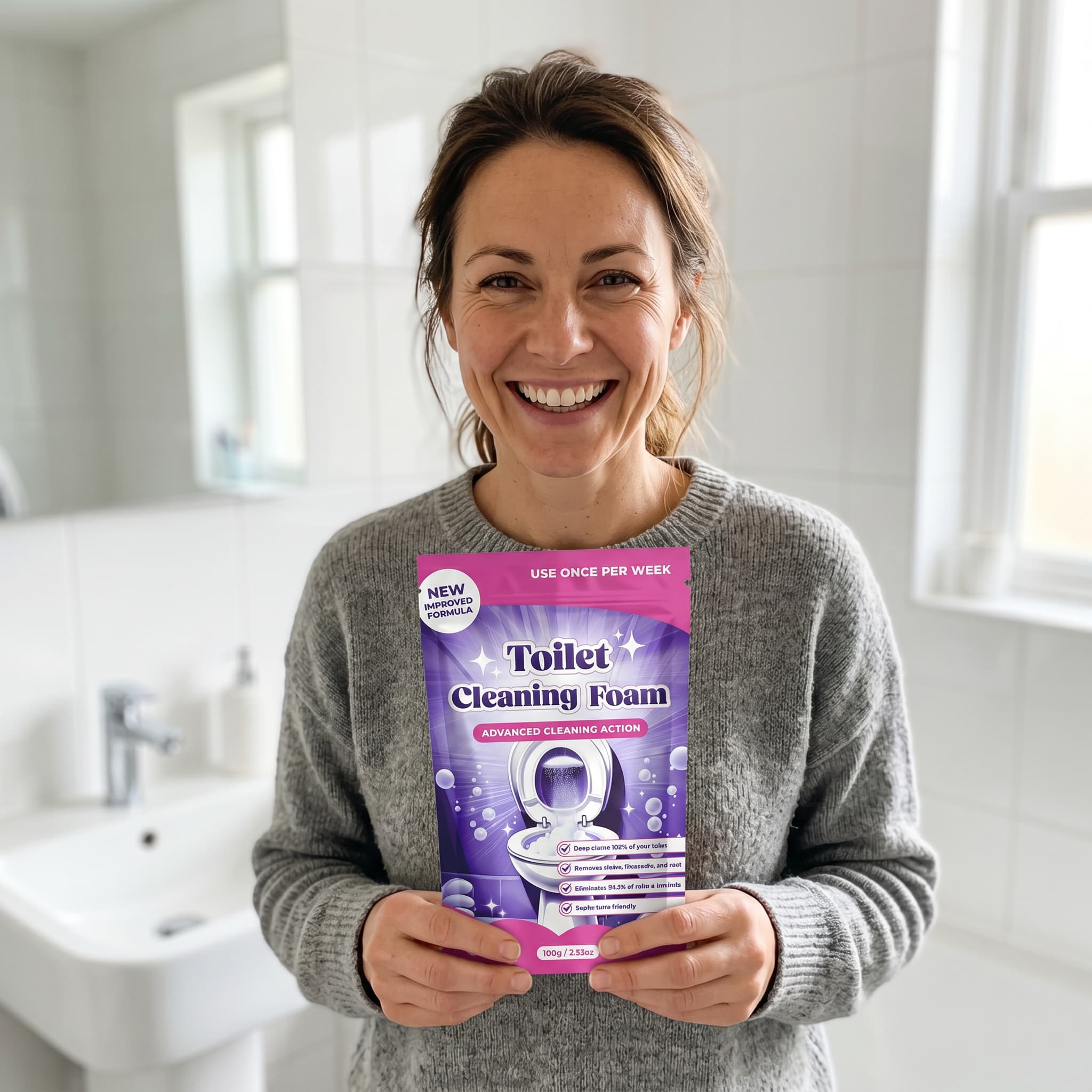 Giulia mostra FizzClean dopo 30 giorni di test